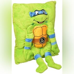 Nickelodeon Teenage Mutant Ninja Turtles Retro Leonardo Plush Pillow